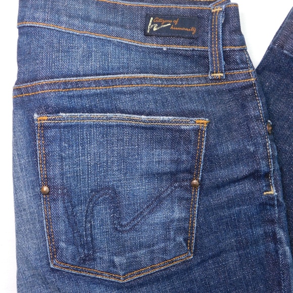 CITIZENS OF HUMANITY Crop 27x20 dark wash stretch - Picture 3 of 6